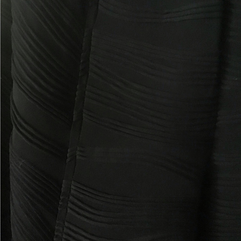 Moon Light Black Lantern Crop Pant Textured Fabric Size Large Pockets - Picture 5 of 10